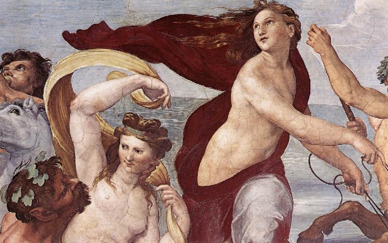 RAFFAELLO Sanzio The Triumph of Galatea (detail) china oil painting image